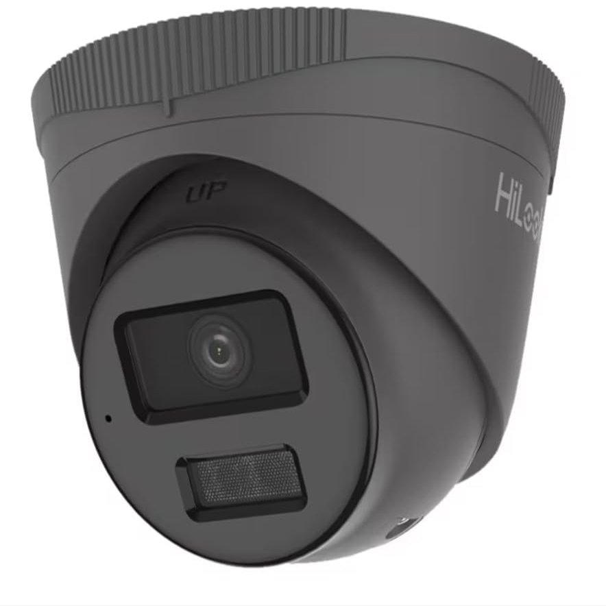 CCTV Camera IP Network, IPC-T249HA-LU GREY 2.8MM, 4 MP ColorVUE with Smart Hybrid Light Fixed Turret Network Camera, GREY Colour, Free & Fast UK DeL.