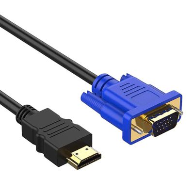 Decours 1080P PC Computer HDTV to VGA Video Converter Male to Adapter for Laptop Monitor Projector to