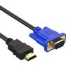 Decours 1080P PC Computer HDTV to VGA Video Converter Male to Adapter for Laptop Monitor Projector to view 1
