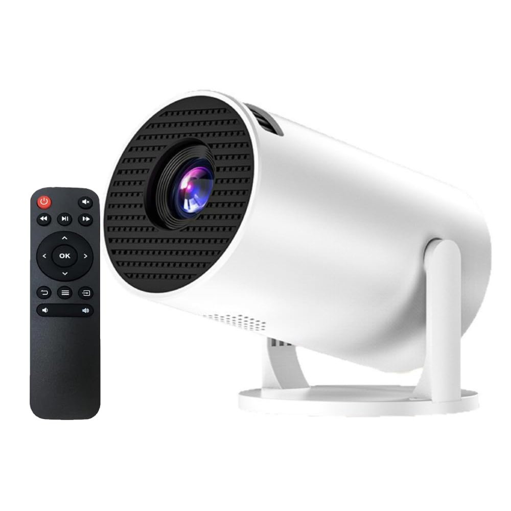 1080P Video projector with WIFI and Speaker, HDMI USB casting device with remote, phone mirroring