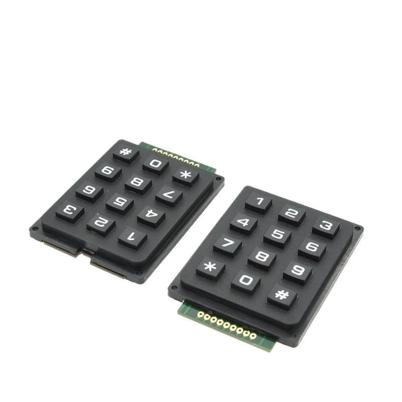 4 x 4 4 x 3 Matrix Array 12 16 Keys 4 * 4 4 * 3 Switch Keypad Matrix Keyboard Module for Arduino(4X3 12 Keys)