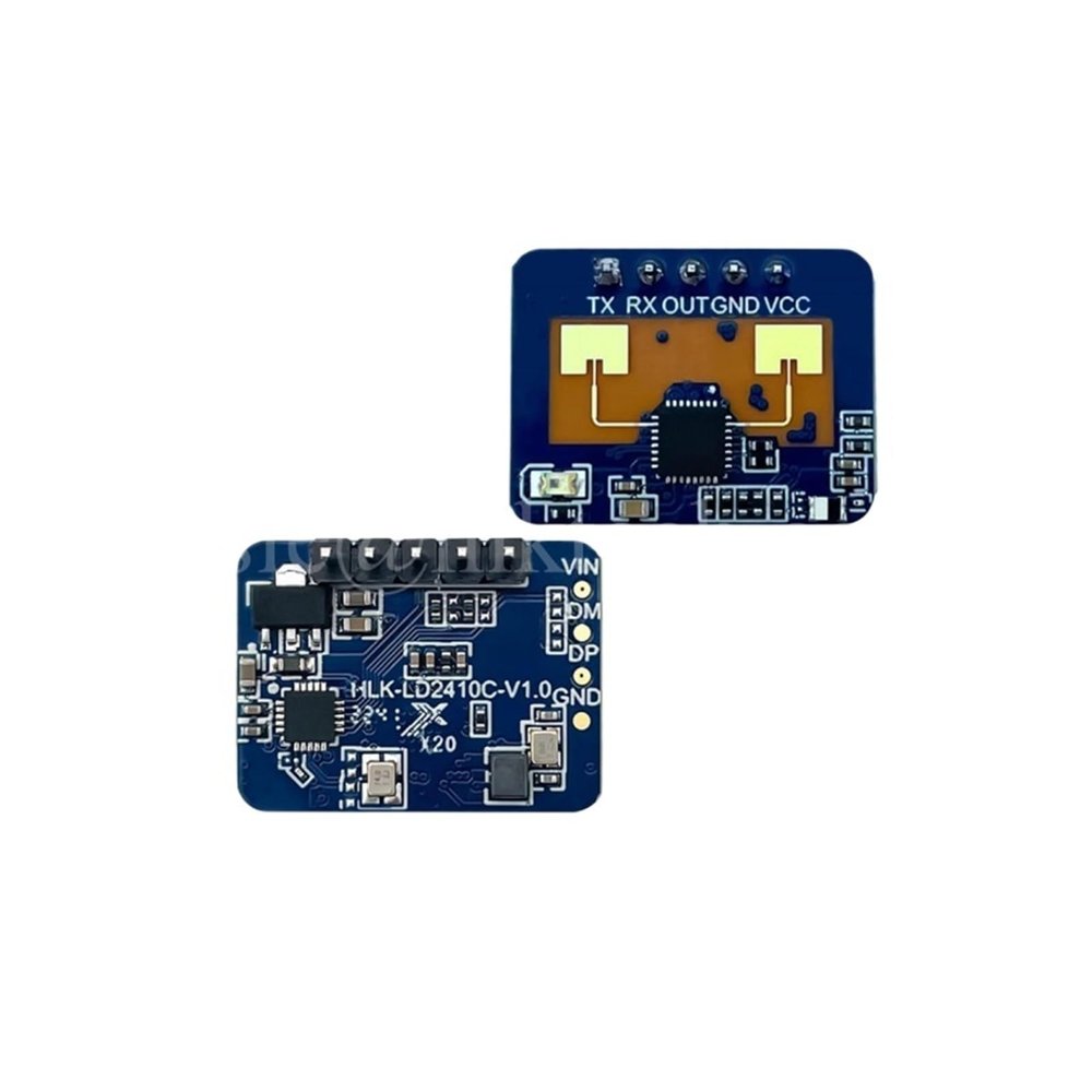 HiLink HLK-LD2410B LD2410C LD2420 LD2450 24Ghz Smart Human Presence Radar Module Multi-Level Intelligent Parameter Adjustment(HLK-LD2410C)