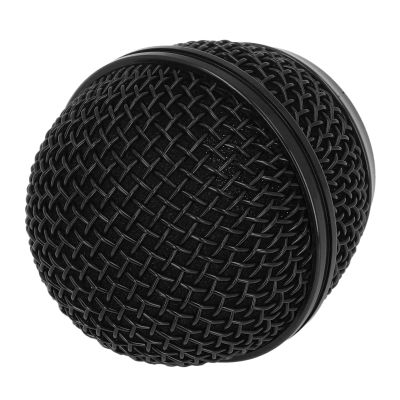 ZJchao Microphone Accessories, Microphone Filter Grille Cover Replacement Mesh Grille Head for SM58S SM58LC BETA58A SA M30 SV100 UT2 PGX24 SLX4 (BLACK)