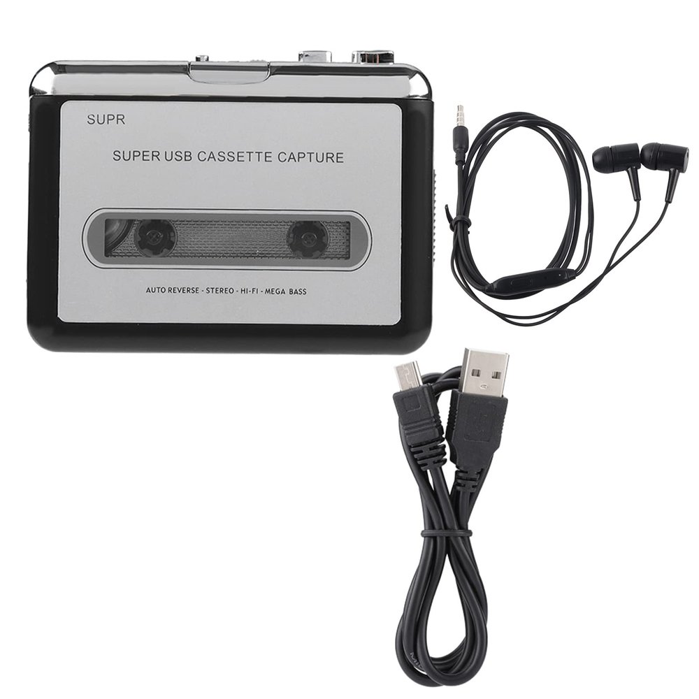 Sunicon Tape to PC Cassette Recorder, MP3 CD Converter Capture Digital Audio Music Player