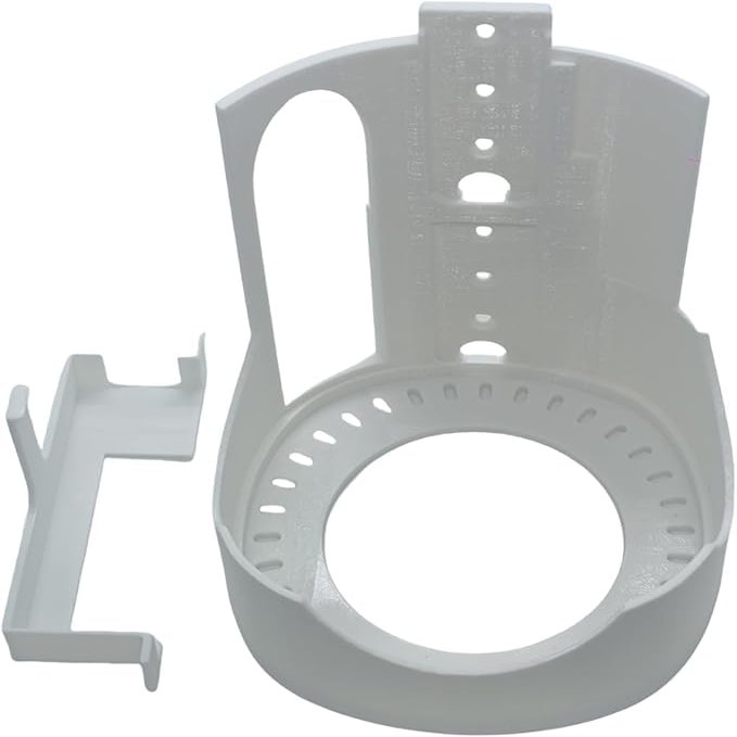 Gekoaoo Wall Mount Holder for TP-Link Deco BE85/BE95, Deco mesh WiFi 7 System Mount White, Sturdy Bracket Holder for WiFi Router