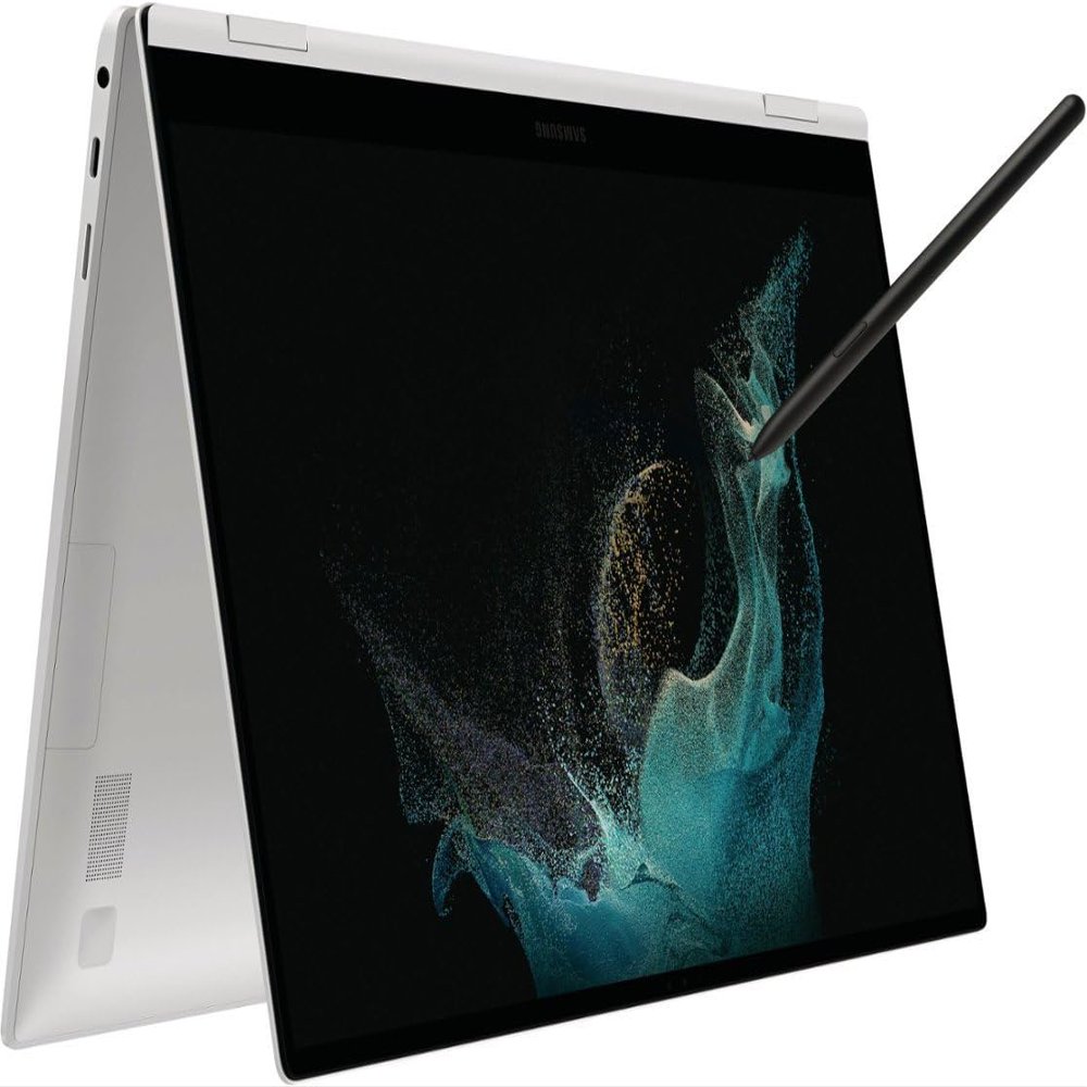 Samsung Galaxy Book2 Pro 360 2-in-1 Laptop 15.6" AMOLED FHD Touchscreen Intel 12-Core i7-1260P 16GB LPDDR5 1TB SSD Thunderbolt 4 Wi-Fi 6E Backlit Keyboard Fingerprint 1080p FHD Camera Win10 Pro