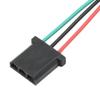 Car Connector 3 Pin Auto Plastic Housing 311906231B Cable Plug Wiring Harness Female Connector with Terminal 311 906 231 B 925015-1(1 x 15cm Wire) view 1