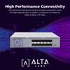 Alta Labs S12 | 12-Port SFP+ Distribution Switch | 1, 2.5, 5, or 10 Gbps per Port | VLAN Stacking | Egress/Ingress Rate Limiting | IGMP Snooping | Bluetooth Setup & Cloud Management | Rack/Wall Mount view 3