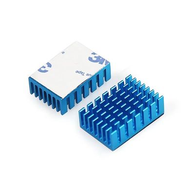 10PCS Black Pi Heatsinks Cooler Aluminum 9x9x12mm with Adhesive for Cooling Pi 3/2 Model B LV8729/TMC2100