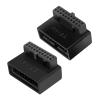 Geavonyg USB 3.0 19Pin/20Pin Male to Female Connector Header 90 Degree Converter Computer Accessory for Desktop Motherboard view 1