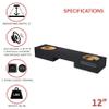 12" Dual Sealed JL TW3 sub Box, fits 99-06 & 07 Classic Sierra ext-cab Speaker Box subwoofer Enclosure Stereo car Audio Home Audio view 3