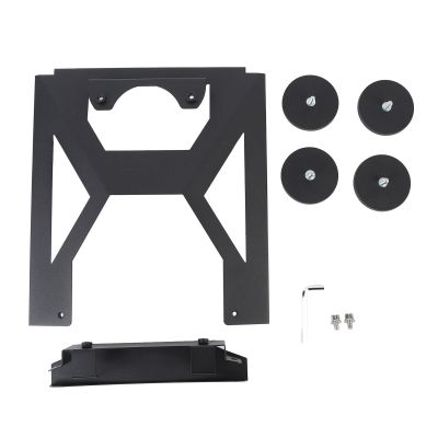 Estink Mini Rectangular Satellite Roof Mount, Car Mount Kit RV Bracket for Mini Rectangular Satellite Dish Stable Adjustable Aluminum Alloy for Cars RVs Boats