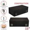 15" Dual Center-ported sub Box Speaker Box subwoofer Enclosure Stereo car Audio Home Audio Universal Use view 4