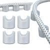 Shaped Speakers Stand Pad Aluminum Construction HiFi Sound Wire Bracket Line Cable Holder Aluminum Alloy view 2