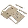 Acrylic Hard Drive Bracket Stand, DIY 35in. Black Cage, Hard Disk Shelf with Fan Mounting Kit, Includes Side Plates, Fixing Strips, Screws for PC , Computer Components, YJ Y3F 002 view 2