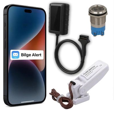 SPY SPOT GV57 Boat GPS Tracker & Bilge Alarm System, IP67 Waterproof