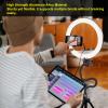Bewinner Gooseneck Clamp Camera Mount, 180 Rotation Flexible Gooseneck Camera Stand, 1/4 Inch Universal Screw Cam Holder Bracket for Microphone Phone view 2