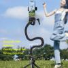 Bewinner Gooseneck Clamp Camera Mount, 180 Rotation Flexible Gooseneck Camera Stand, 1/4 Inch Universal Screw Cam Holder Bracket for Microphone Phone view 4