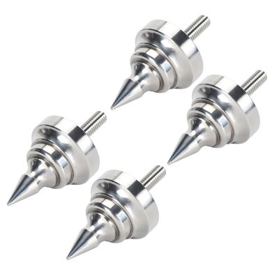 ciciglow 4 Speaker Spikes, HiFi Speaker Isolation Spikes, Adjustable Shock Absorption Feet for Amplifier, CD Player, DVD, (#3)