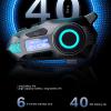 GOWENIC Motorcycle Helmet Bluetooth Headset, Water Proof Noise Cancelling Motorcycle Headset with HiFi Sound, Support Voice Assistant, for Music Calls view 4