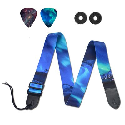 MVNOIRE Strap Shoulder Guitar Personality Crossbody Men's And Women's Picks And Buckles