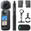 AKASO 360 Weatherproof 360 Action Camera - 5.7K 360 Video with 1/2" 48MP Sensors, 72MP 360 Photo, 360-SuperSmooth, Invisible Selfie Stick, 360 Horizon Lock, AI Tracking Cycling Combo view 1