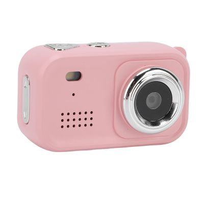 PUSOKEI Mini Thumb CameraPortable Wearable Sports Camera with 2.0" Screen 1080P HD Video Recorder for Outdoor Cycling Hiking Pet Monitoring with Wrist Strap (Pink)