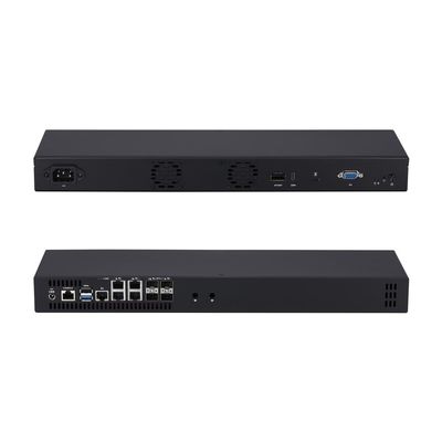 1U Q20352G9 5X Intel I226-V 2.5G LAN,4 SFP+ Industrial Mini PC C3908,32G RAM 512G M.2 SSD,Router Mini PC