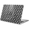 BlHMCASE Compatible with MacBook Pro 13 inch Case M2 2025, 2024-2016 A2338 M1 A2251 A2289 A2159 A1989 A1708 A1706, Cute White Polka Dot Protective Hard Shell Clear Black Cover for Mac Pro 13 view 1