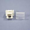 #US 5511-3EW White Cat3e Snap-in 110 6Wire Modular Phone/Data Jack view 1