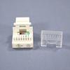 #US 5511-3EW White Cat3e Snap-in 110 6Wire Modular Phone/Data Jack view 2