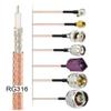 10meter RG316 Coaxial Cable 2.5mm 50  Low Loss 30ft for Crimp Connector view 2