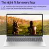 HP Laptop | 15-FC000 | 15.6" 1920 x 1080 | AMD-4 Core AMD Ryzen 5 7520U | 8GB LPDDR5 | 256GB SSD | Windows 10 Home | Wi-Fi 6 - Bluetooth 5.3-1080p FHD Camera - Rose Gold view 3