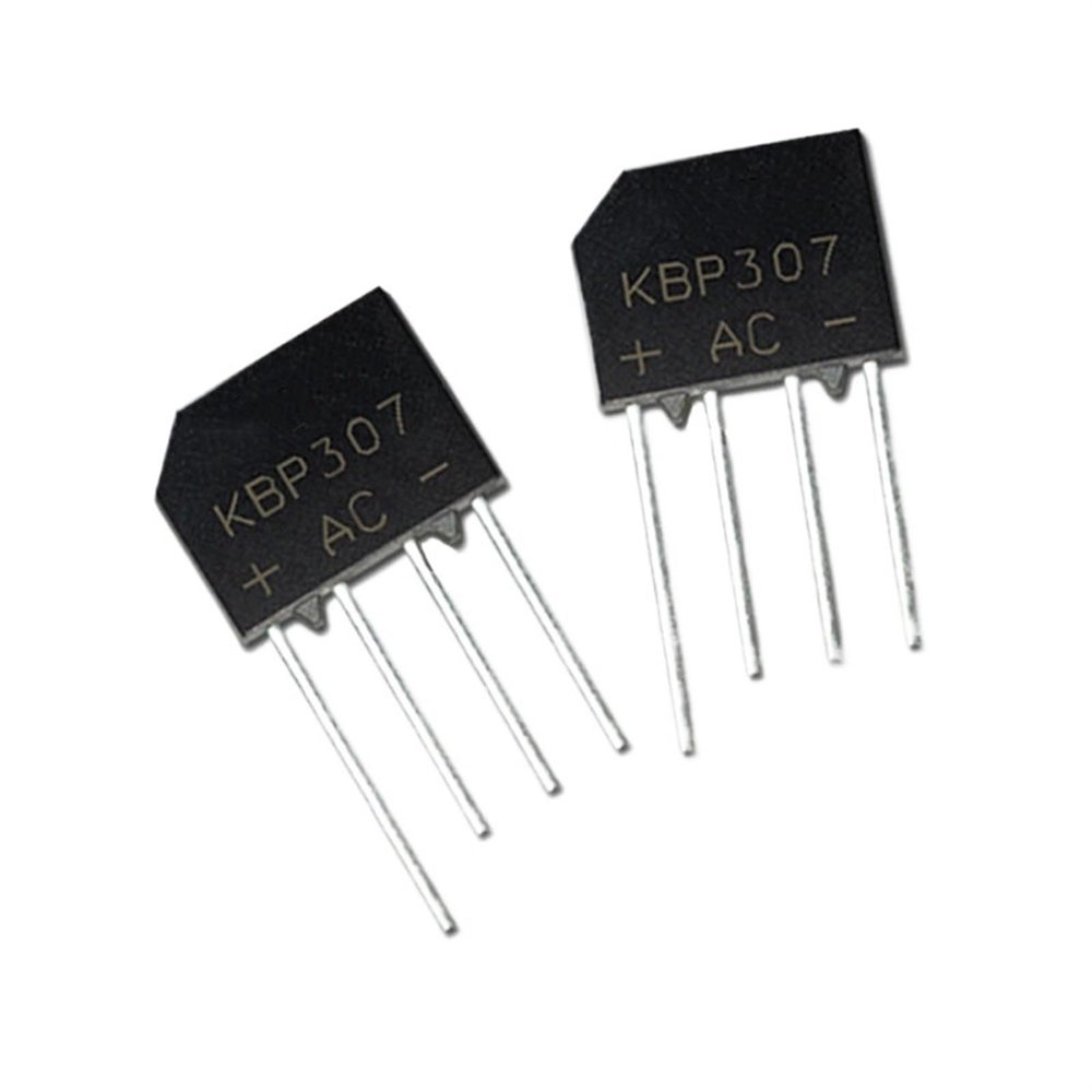 10/20Pcs KBP307 Bridge Rectifier 3A/600V KBP307G Stack DIP-4 Flat(10Pcs)