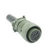 1 Set 4 Pin Standard Aviation Plug MS3108A-14S-2S/P MS3102A Elbow Connector MS5015 Series MS3108A-14S-2P(Orange) view 1