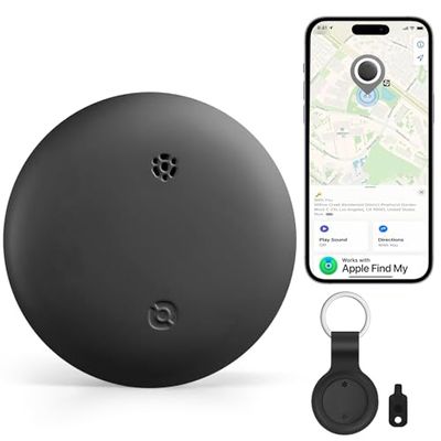 Air Tracker Tag-1 Pack Works with Apple Find My (iOS Only), Bluetooth Tracker Tag Keys Finder Tracking Tags Item Locator with Sounds Smart Tag Keys Item Finders Smart Tag for Keys (iOS- 1PACK)