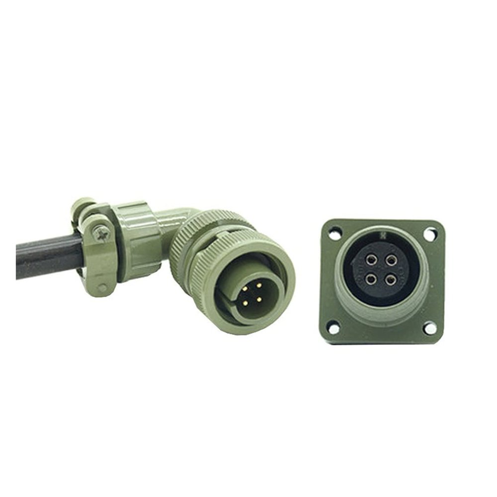 1 Set 4 Pin Standard Aviation Plug MS3108A-14S-2S/P MS3102A Elbow Connector MS5015 Series MS3108A-14S-2P(MULTI)