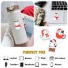 12 Pcs Christmas Cat Stickers Set, Cute Santa Hat Kitty Cup Mug Chimney Box Scarf Sweater Design, Holiday Vinyl Stickers for Laptop, Water Bottle, Phone, Window, Helmet 3 Inches view 3