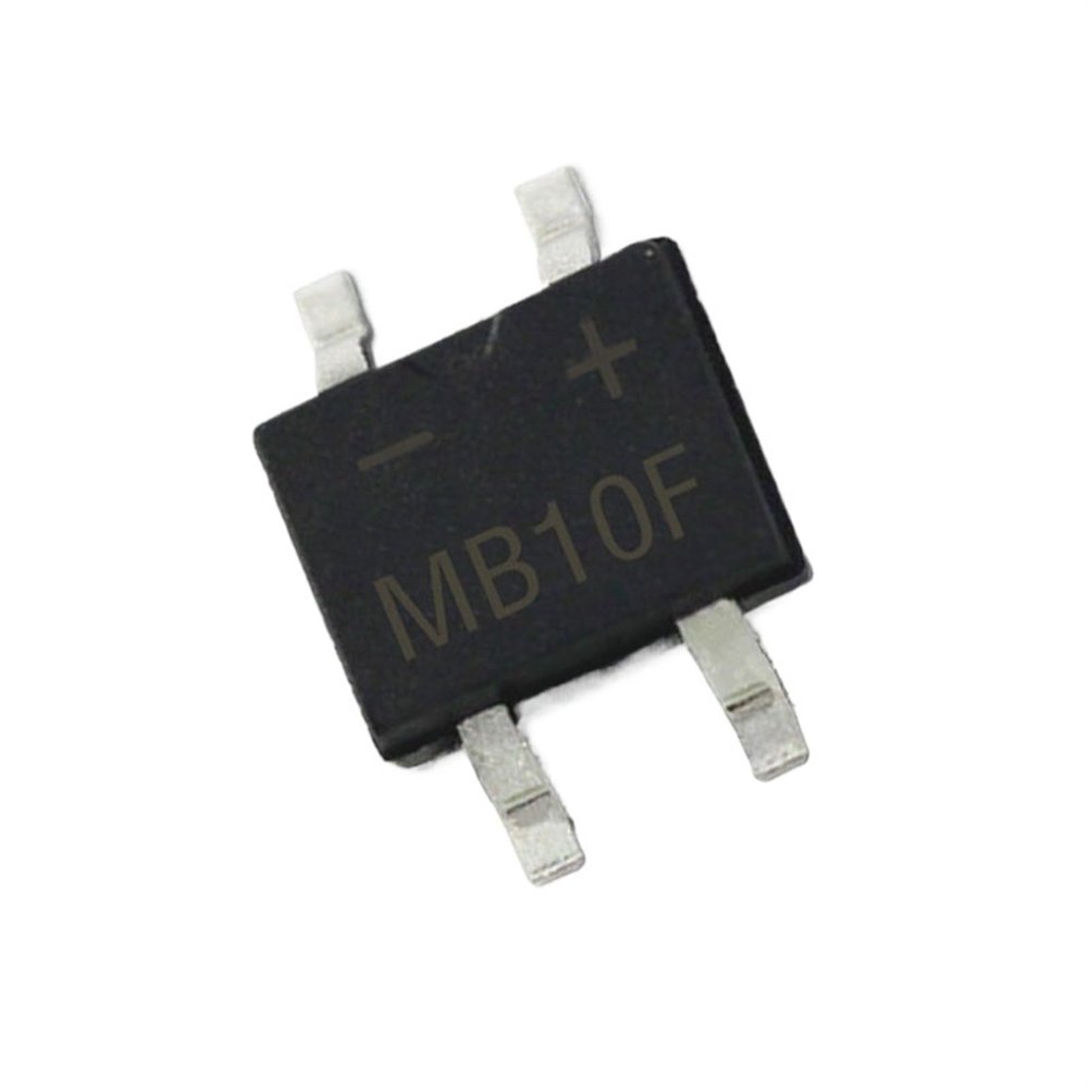 100Pcs MB10F SMD Bridge Rectifier SOP-4 Stack 0.8A/1000V