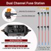 Dash Cam Hardwire Kit USB-C, Upgraded 3-Lead Acc Kit 12V24V to 5V/3A with Voltage Display, 24/7 Parking Mode, Low Voltage Protection, Power Cable for Dash Cameras, GPS, Radar Detectors view 3