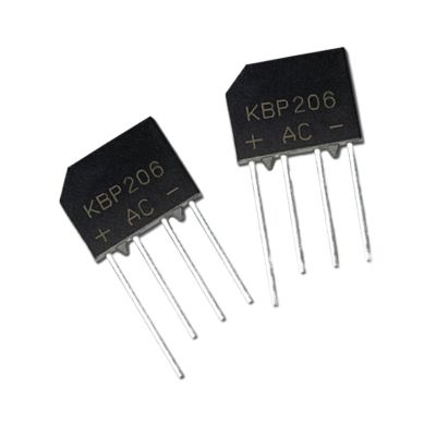10/20Pcs KBP206 Bridge Rectifier 2A/600V KBP206G Stack DIP-4 Flat(10Pcs)