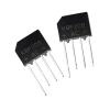 10/20Pcs KBP206 Bridge Rectifier 2A/600V KBP206G Stack DIP-4 Flat(10Pcs) view 1