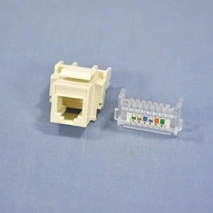 #US 5511-3ELA Lt Almond Cat 3e 6-Wire 110 Modular Phone/Data Jack