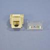 #US 5511-3EV Ivory Cat3e Snap-in 110 6Wire Modular Phone/Data Jack view 1