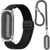2-in-1 Wristband & Neckband for Plaud NotePin AI Voice Recorder - High-Clarity PC Case & Breathable Magnetic Nylon Strap & Adjustable Neck Strap - Sports, Business, Men & Women (Black) view 1