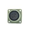 1 Set 4 Pin Standard Aviation Plug MS3108A-14S-2S/P MS3102A Elbow Connector MS5015 Series MS3108A-14S-2P(Ivory) view 1