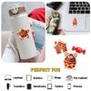 12 Pcs Christmas Candy Stickers Set, Cute Gingerbread Cookie Cupcake Lollipop Candy Cane House Design, Holiday Vinyl Stickers for Laptop, Water Bottle, Phone, Window, Helmet 4 Inches view 3