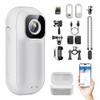 128GB Mini Body Camera with Audio & Video Recording-2K WiFi Action Camera with Charging Case, Thumb-Sized Wearable POV Cam, Stabilization, Magnetic Lanyard, Sports Cam for Work Travel Pet Walk Cycling view 1