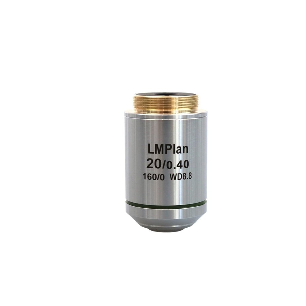 Metallographic Long Working Distance Objective Lens - Achromatic, High Transmittance, Standard Barrel Length 160mm(LMPLAN20X)