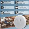 UYIKOO Hidden Camera Smoke Detector Video Small Cam 1080P HD Wireless WiFi Camera with Night Vision & Motion Detection Indoor Security Camera view 2